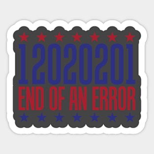 12020201 end of an error Sticker